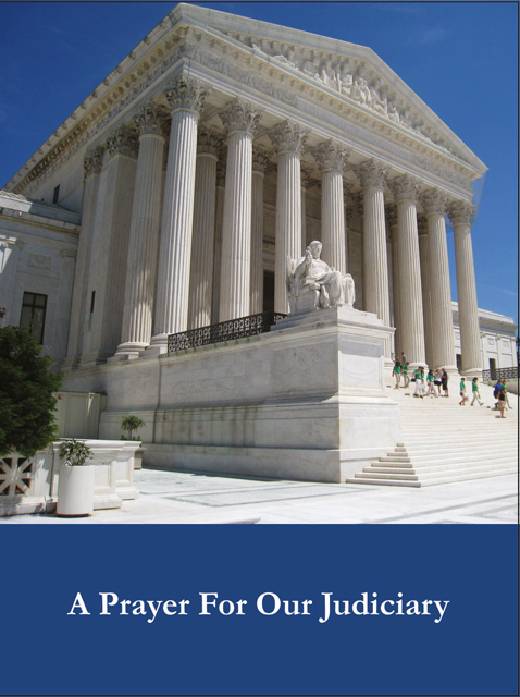 Prayer for our Judiciary Holy Card 